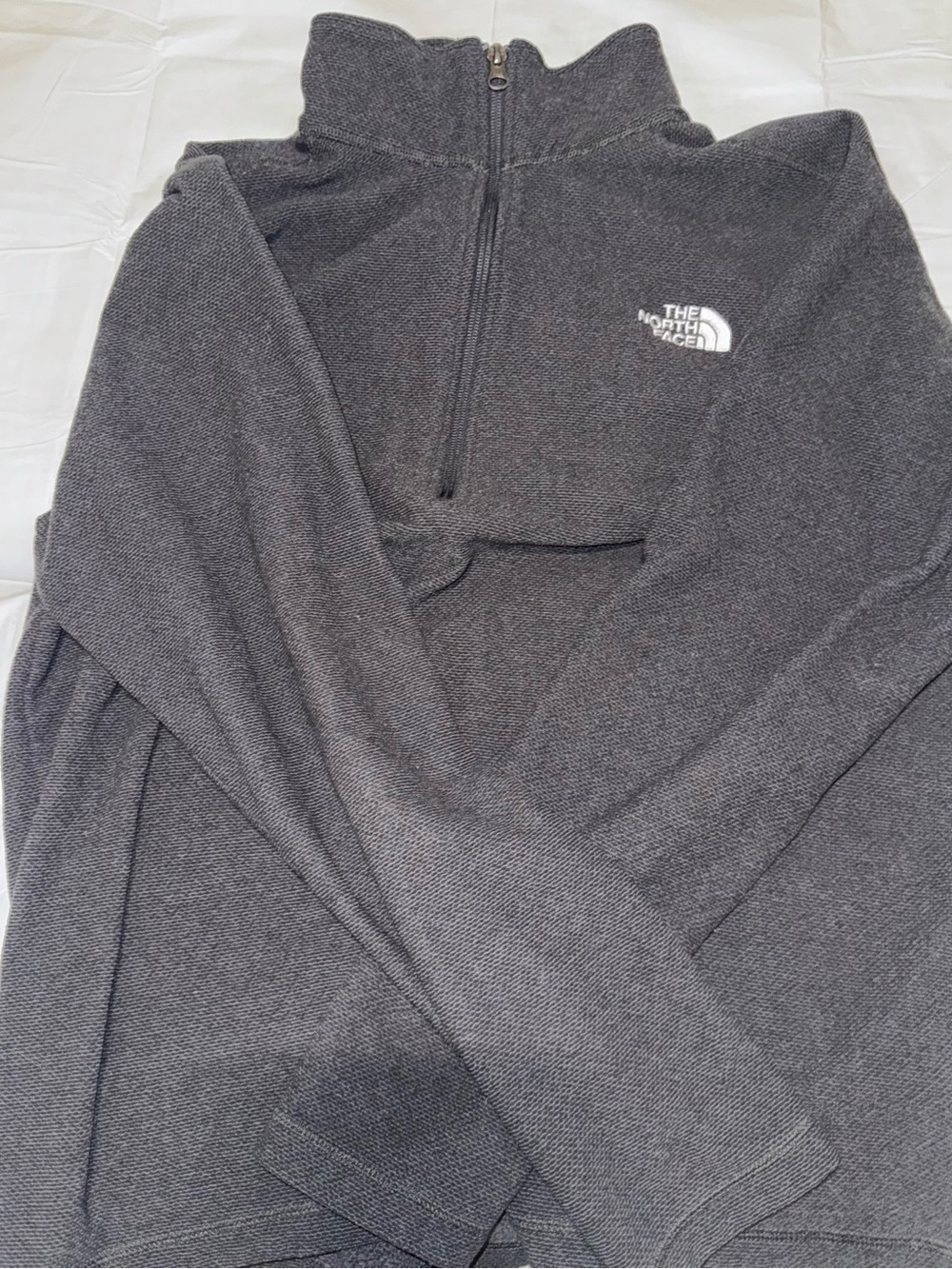 The North Face Men’s Dark Charcoal Half-Zip Pullover